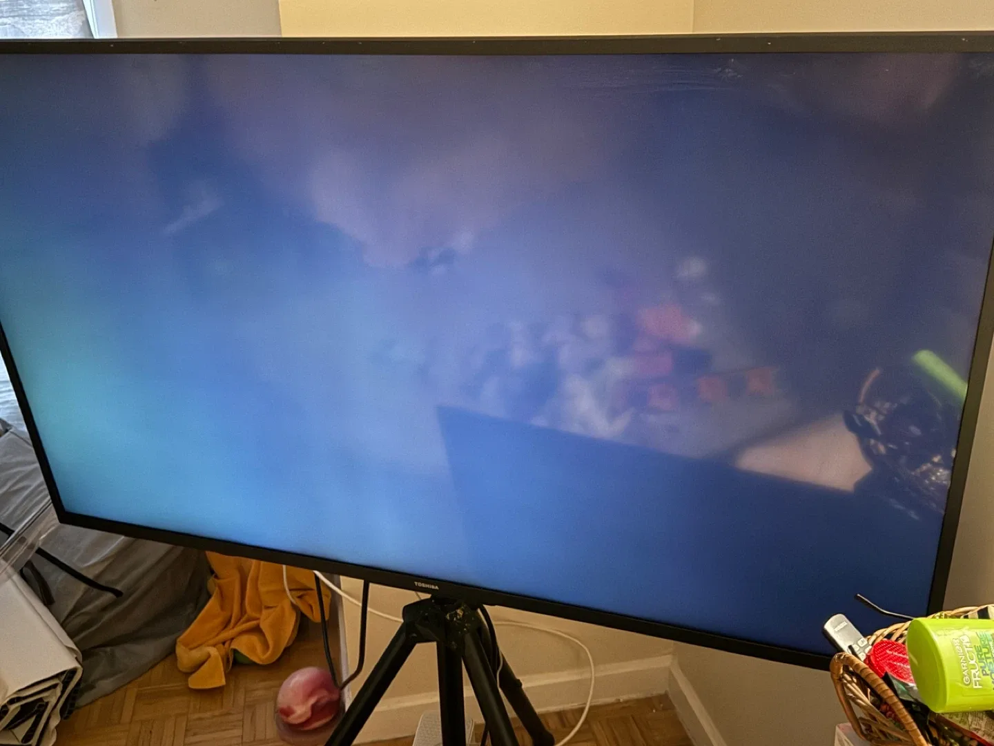 Free tv with tripod (tv not working)