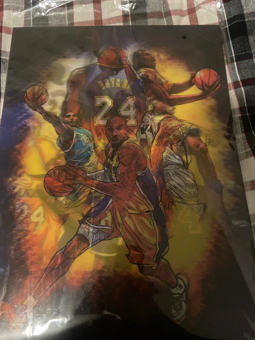Kobe Bryant poster thag changes in light