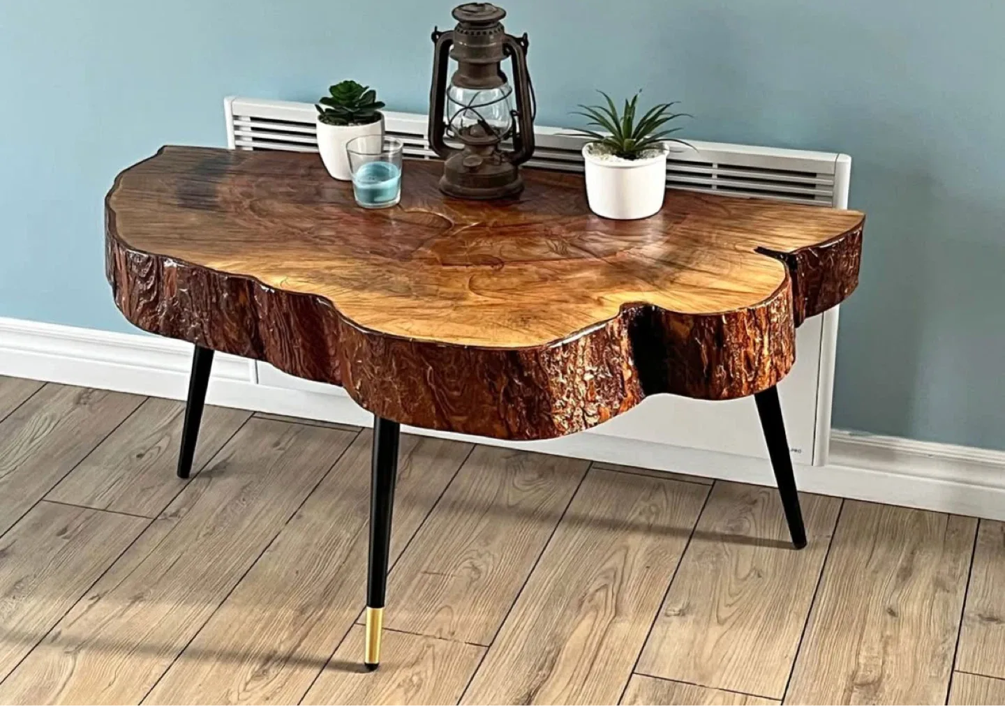 Live Edge Wood Coffee Table real wood need to sell asap