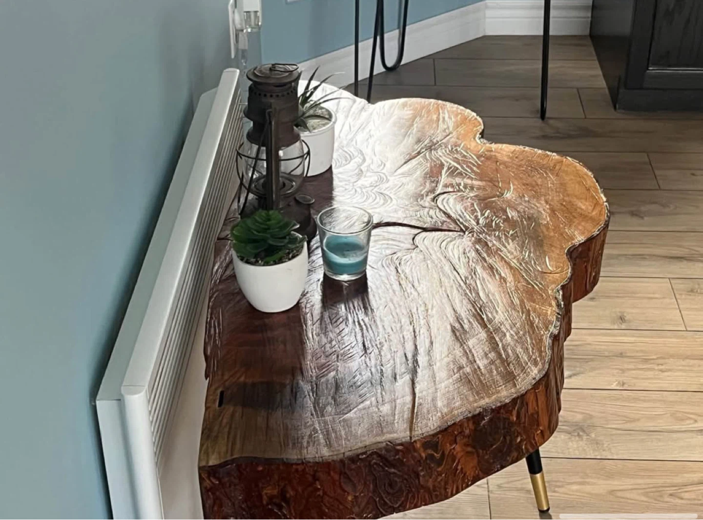 Live Edge Wood Coffee Table real wood need to sell asap - photo 2