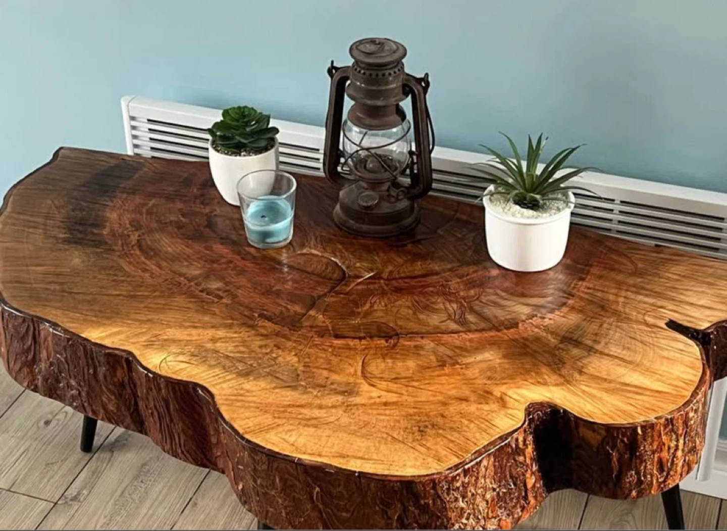 Live Edge Wood Coffee Table real wood need to sell asap - photo 3