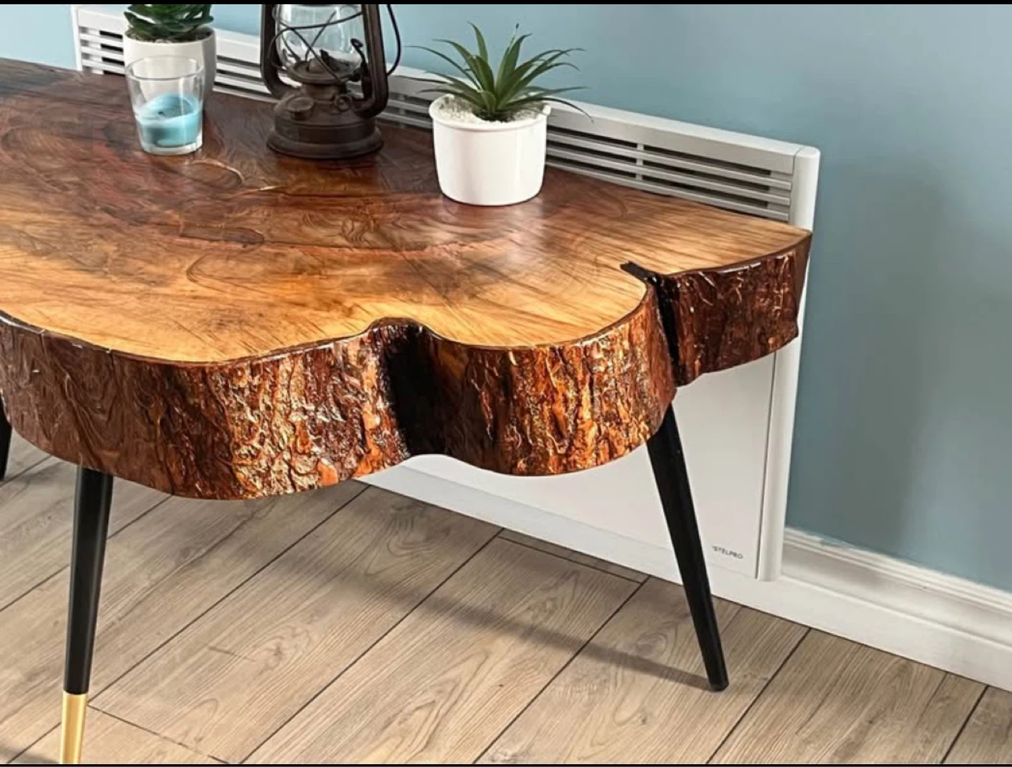 Live Edge Wood Coffee Table real wood need to sell asap - photo 5