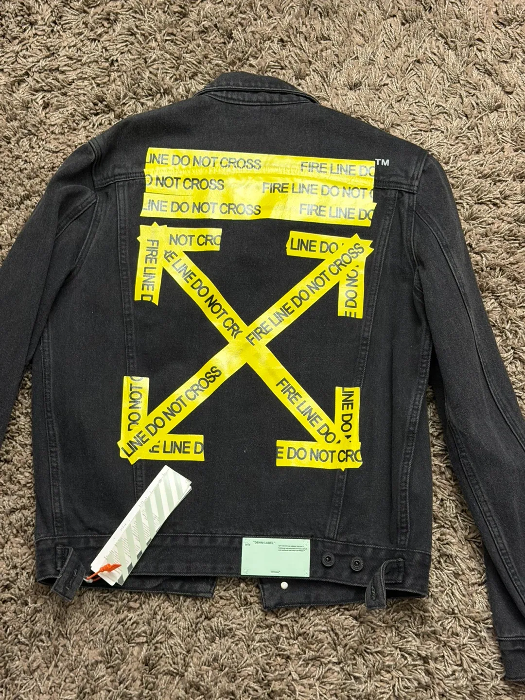 OFF-WHITE Denim Jacket Size L