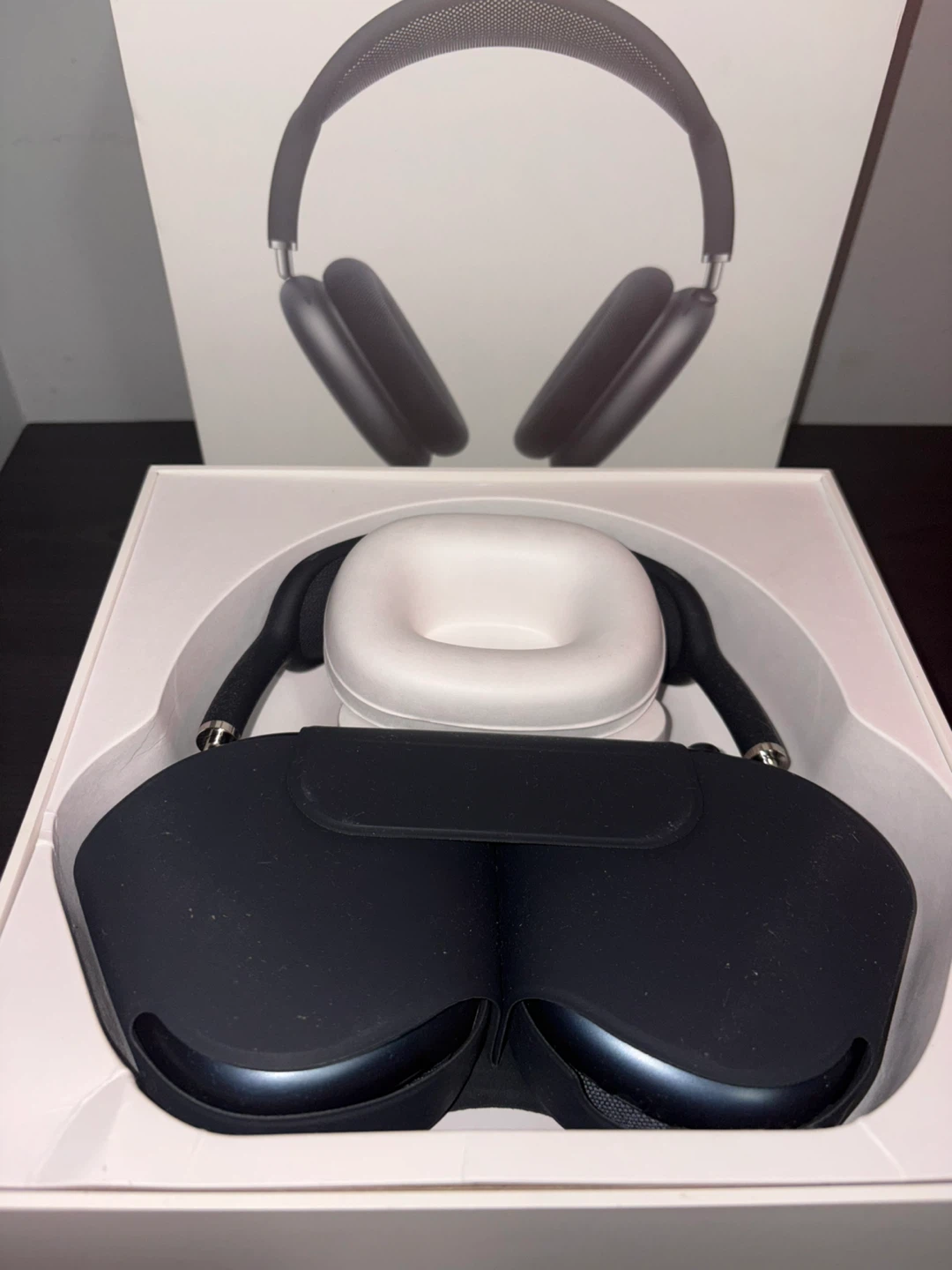 AirPod max midnight. Open box active serial number - photo 2