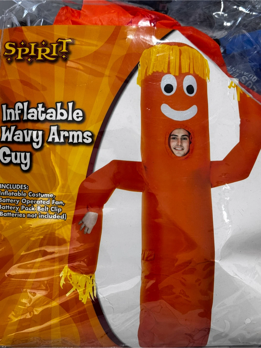 Spirit Inflatable Wavy Arms Guy Costume for Adult