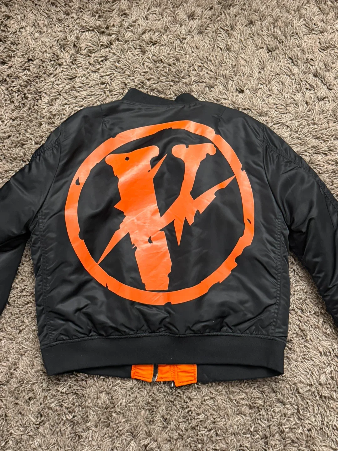 Vlone Friends Black Bomber Jacket image indicator(2)