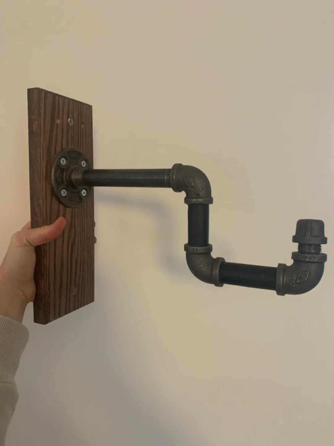 Industrial-Style Bike Hook 🪝