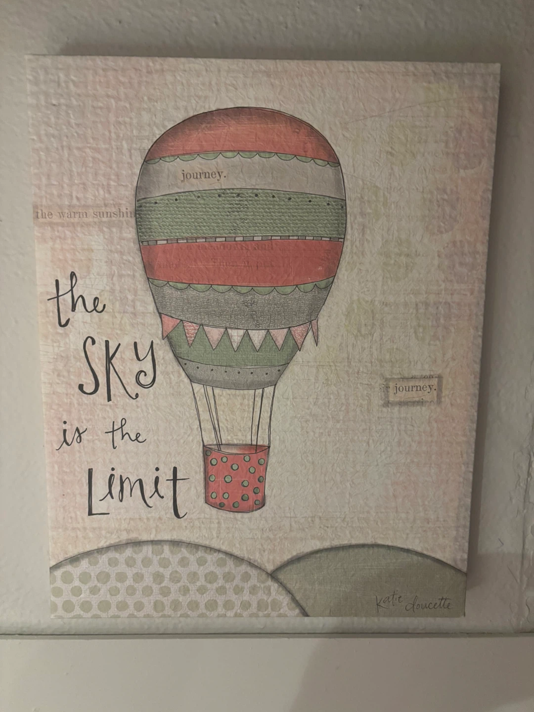 Katie Doucette 'The Sky is the Limit' Art
