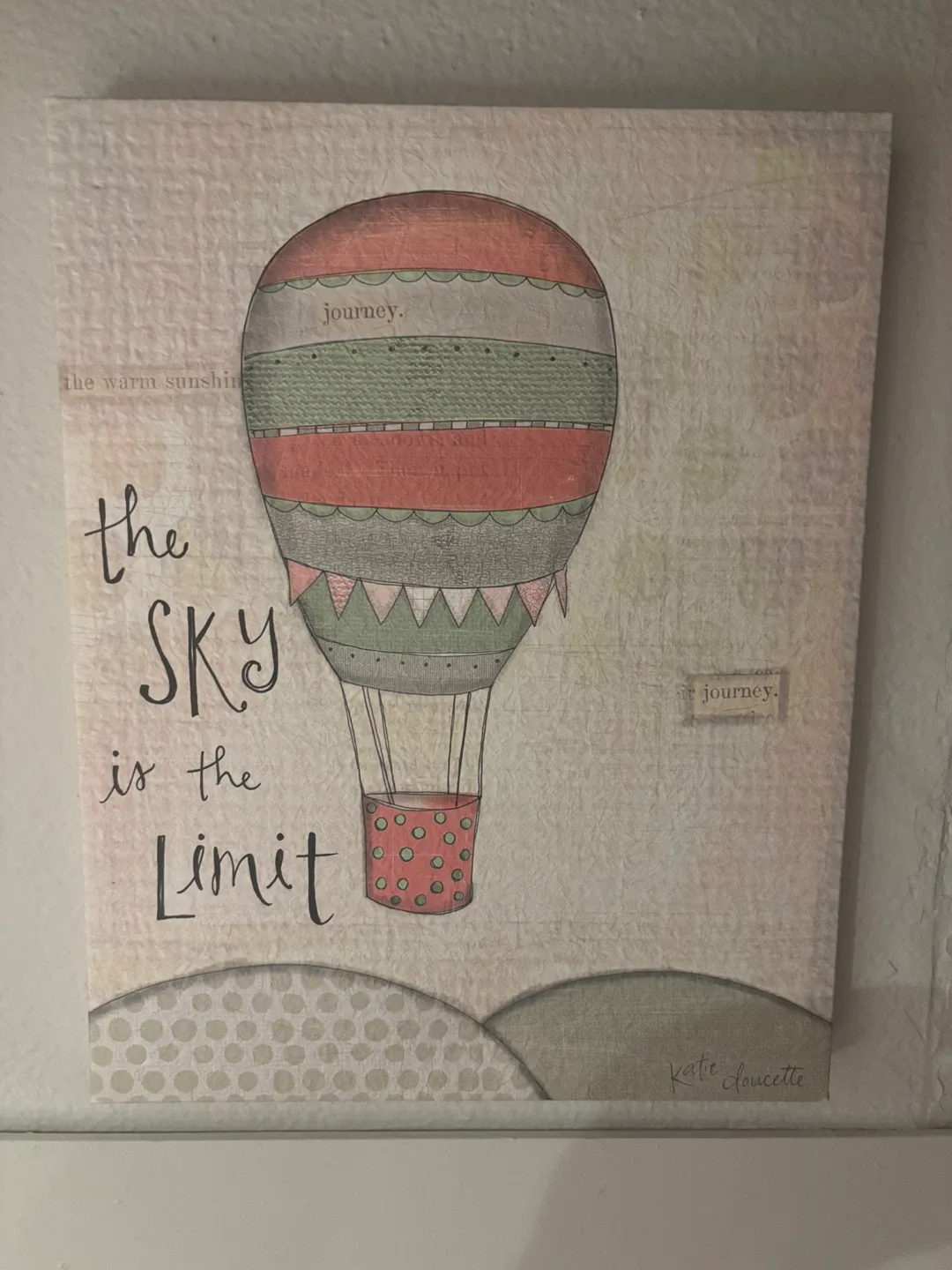 Katie Doucette 'The Sky is the Limit' Art