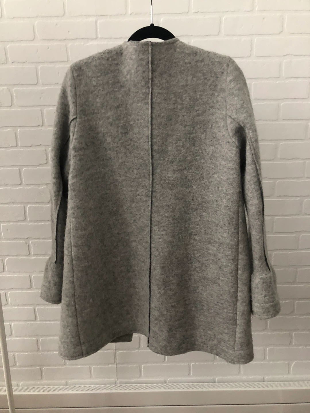 Bee&U Grey Wool Blend Coat - Size M/M - photo 3