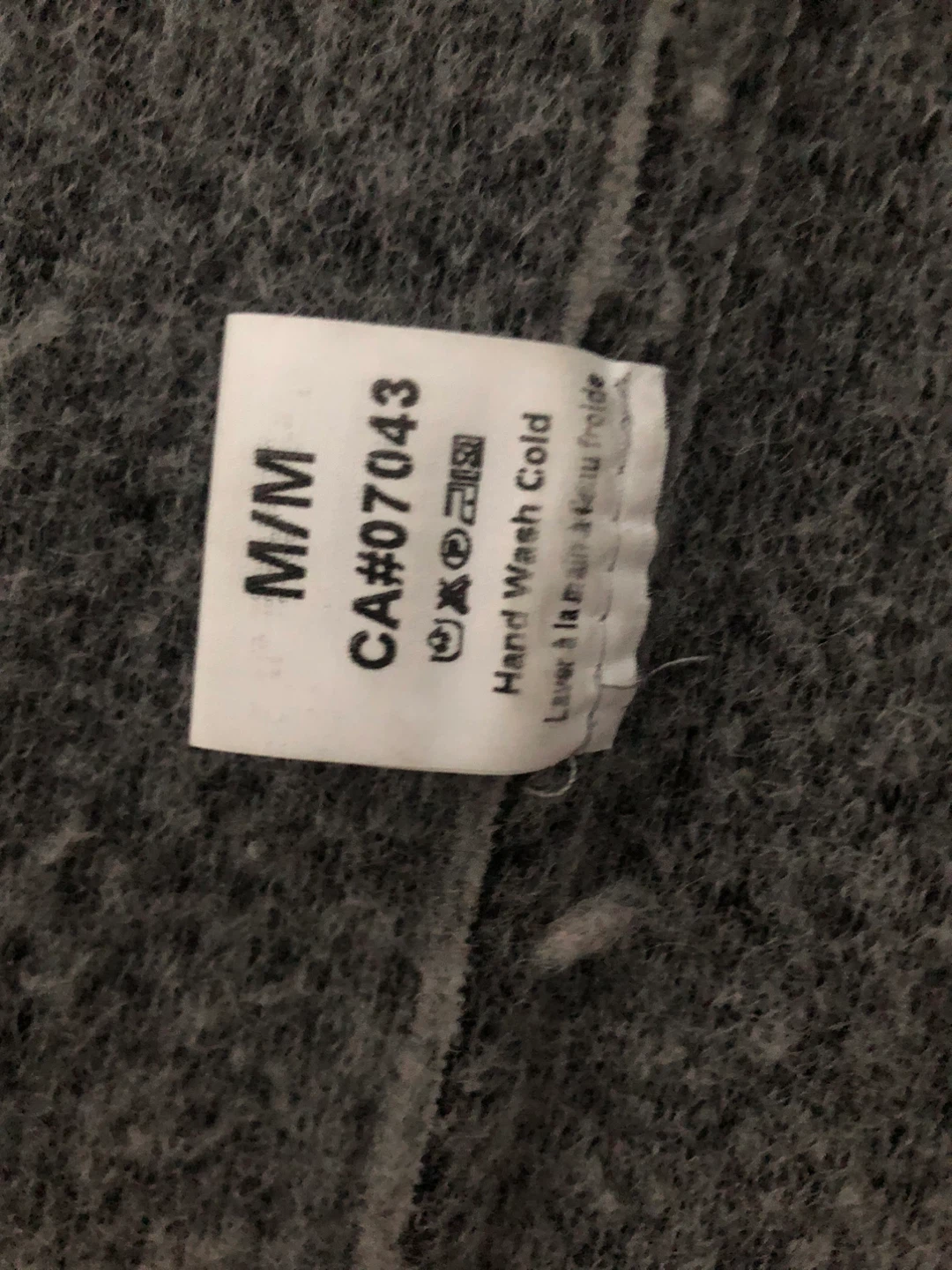 Bee&U Grey Wool Blend Coat - Size M/M - photo 4