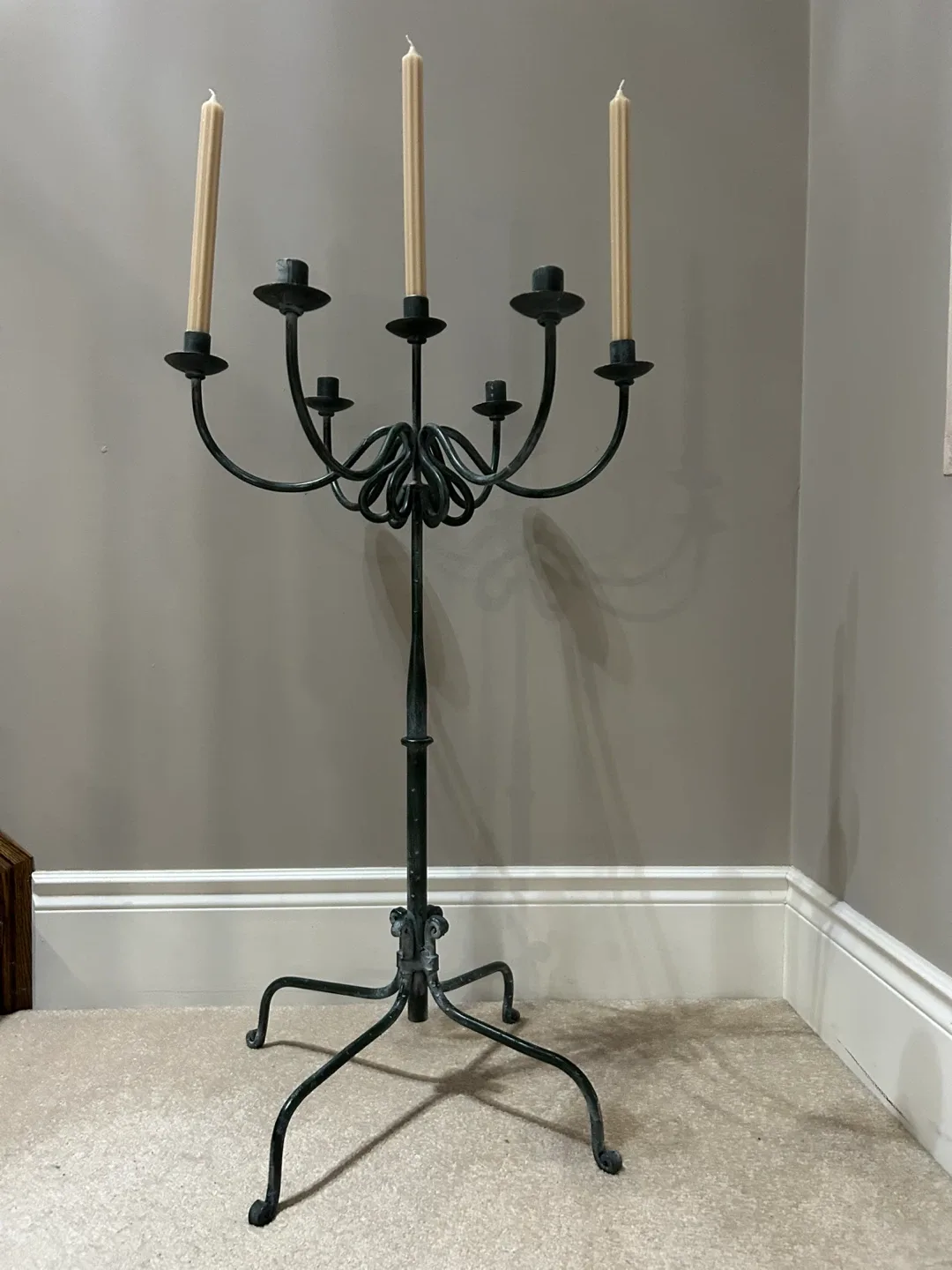 Iron Candelabra Floor Stand image indicator(2)