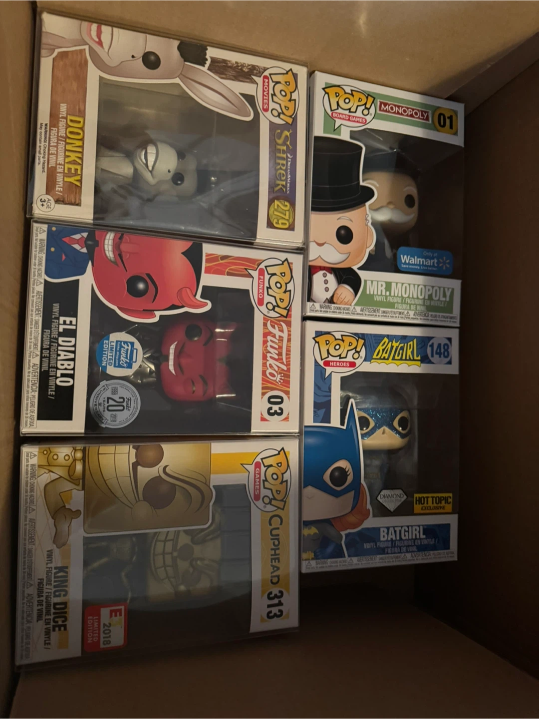 Funko Pop! Figures: Shrek, Monopoly, Batgirl & More!