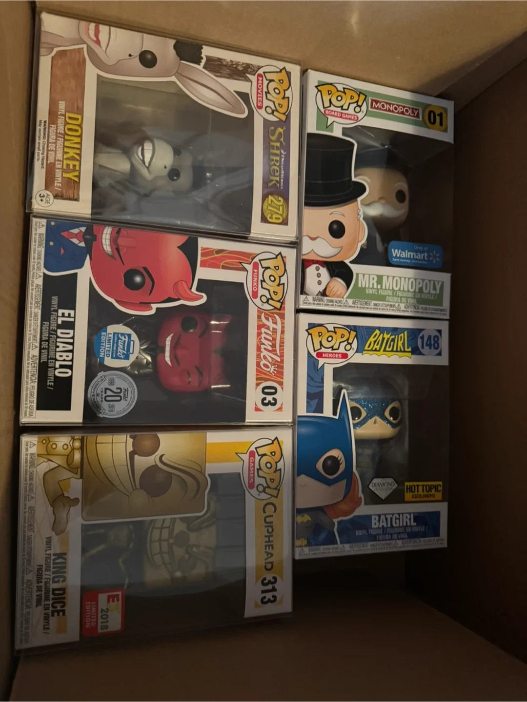 Funko Pop! Figures: Shrek, Monopoly, Batgirl & More!