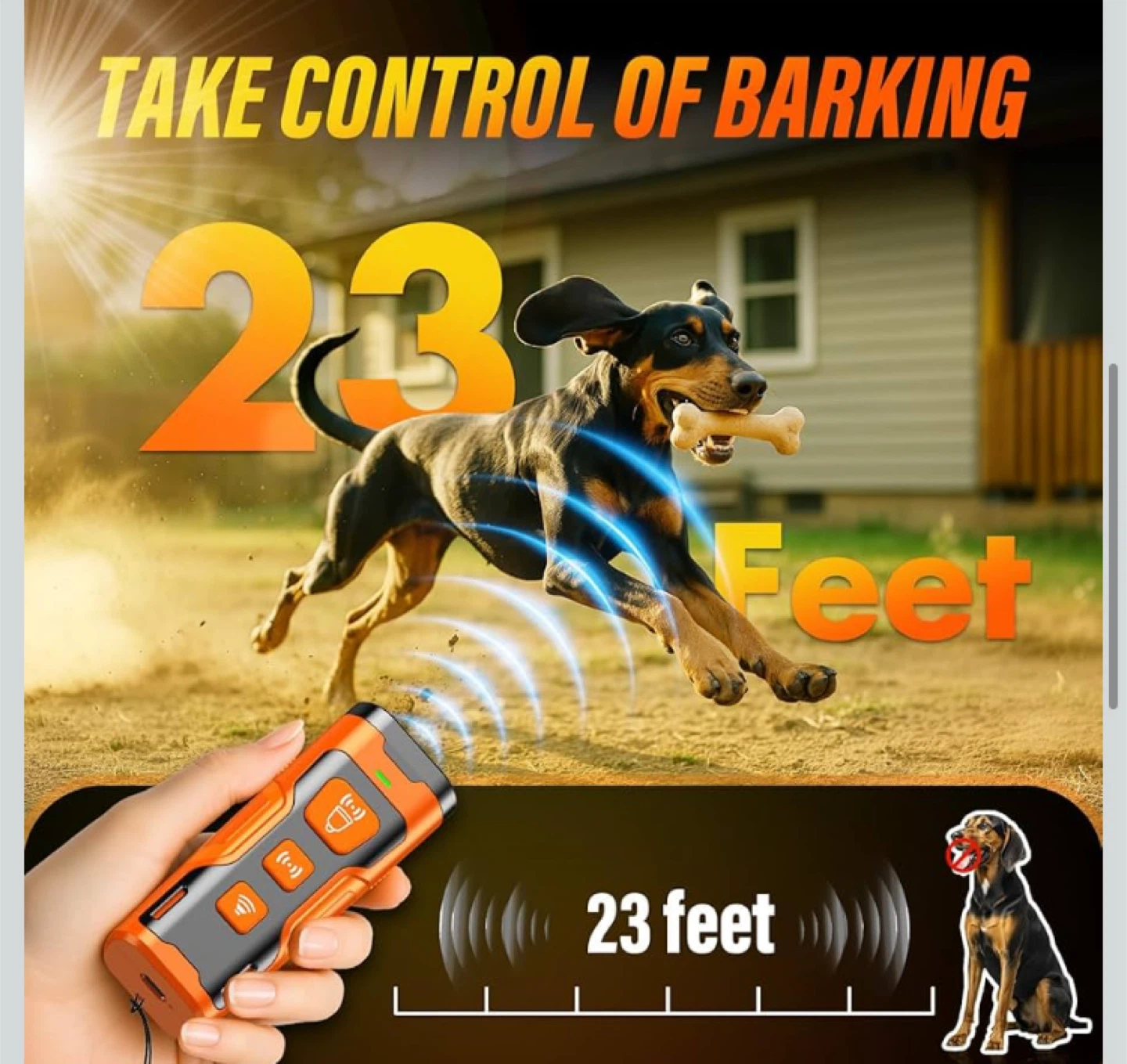 Ultrasonic Dog Bark Deterrent Device - photo 3