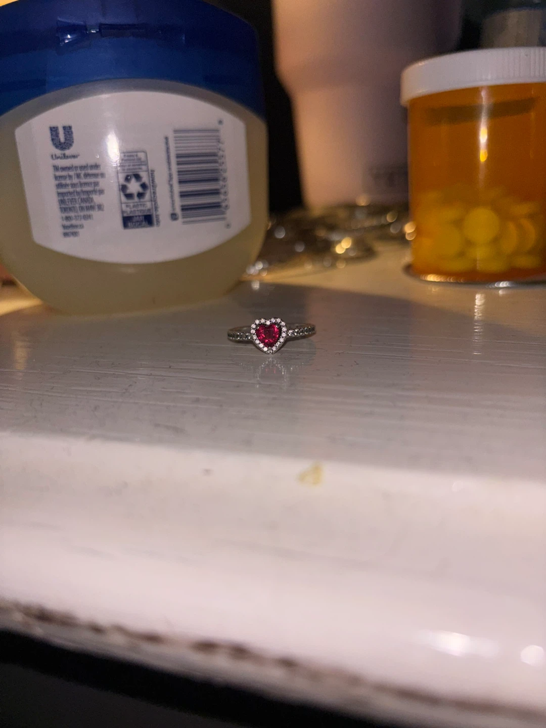 Pandora Elevated Heart Ring Size 7 or 7.5 - photo 2