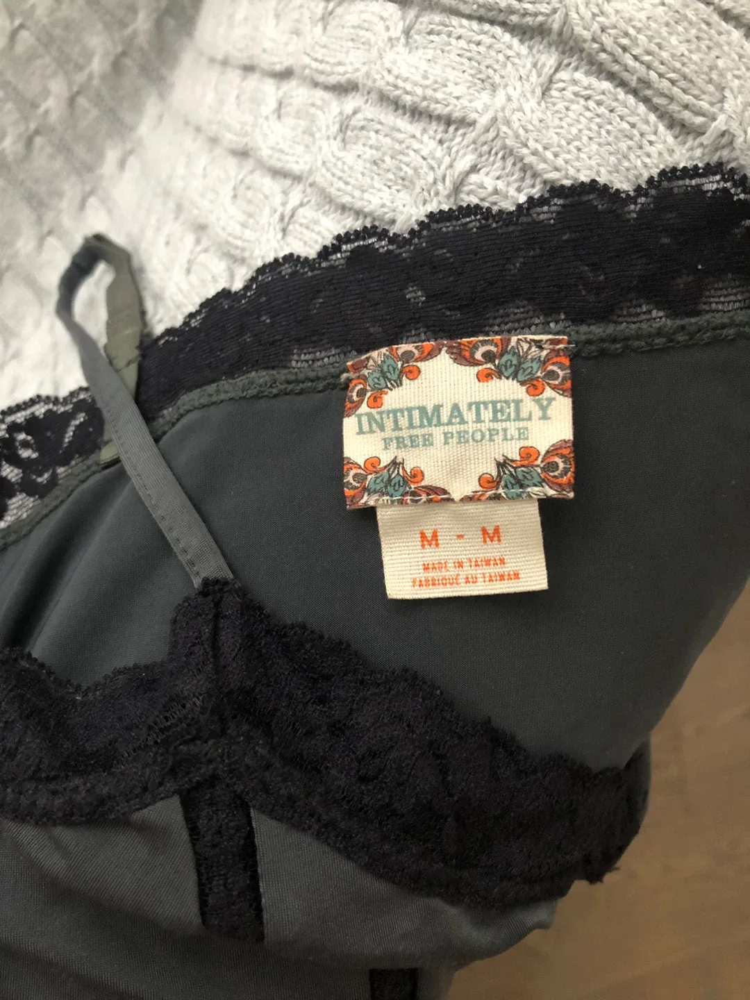 Intimately Free People Gray Lace - M image indicator(4)