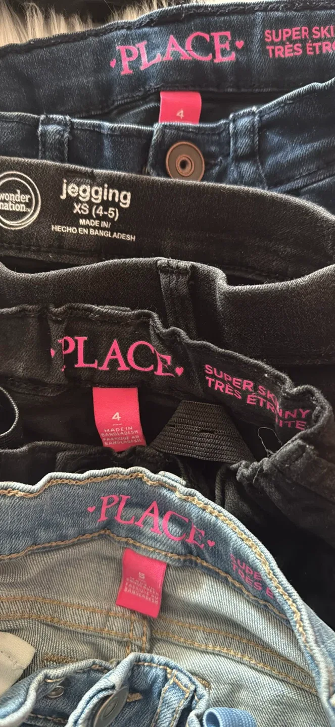 Wonder Nation & Children's Place Jeans Size 4/XS