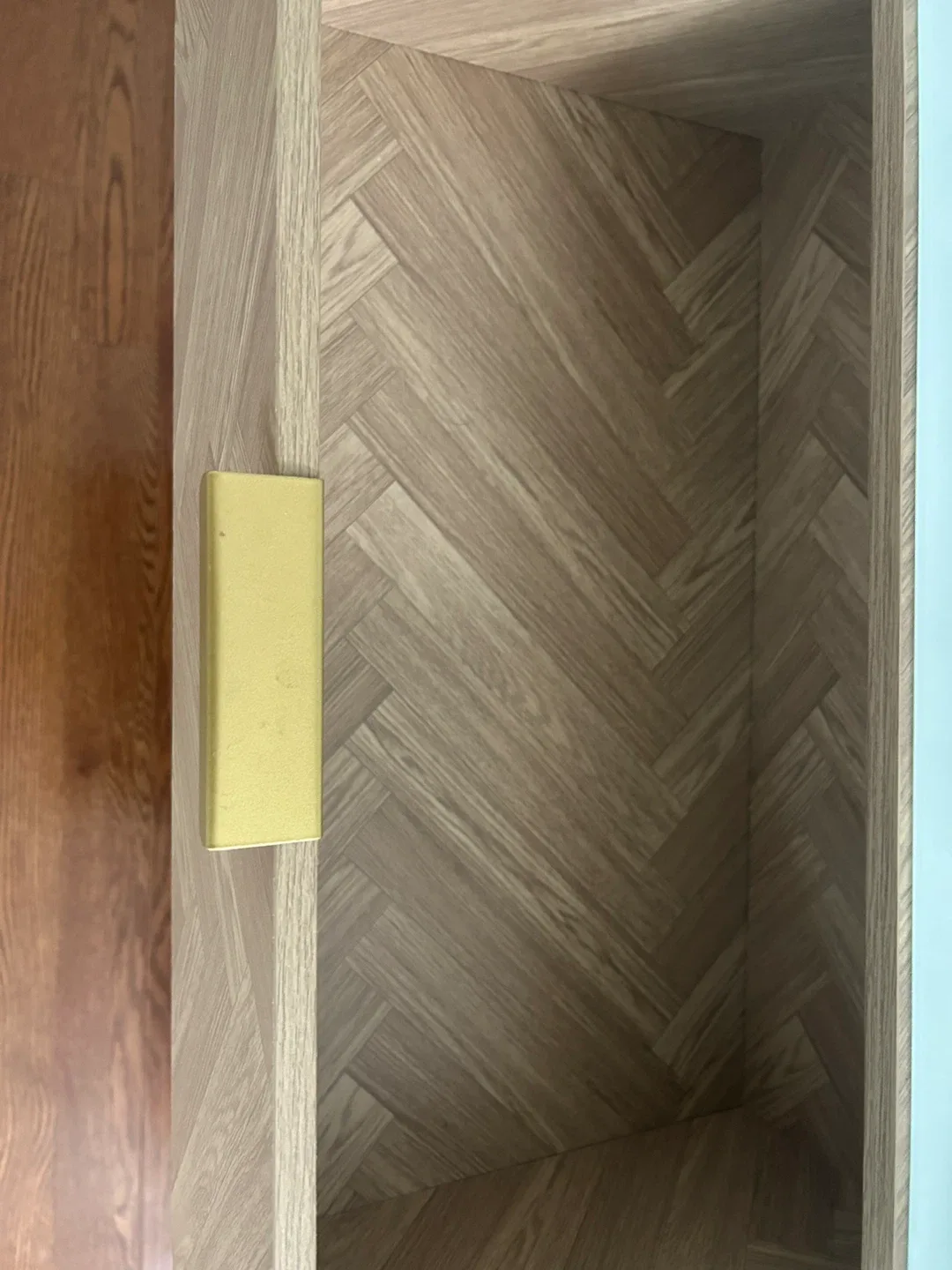 6 drawer dresser in light oak/gold image indicator(7)