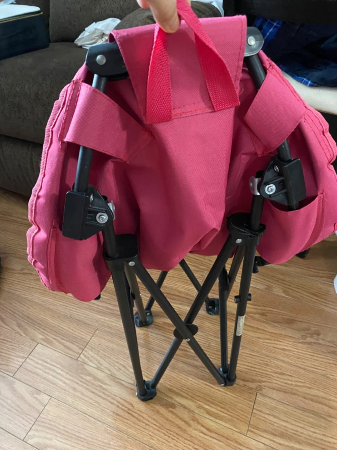 Hello Kitty Pink Folding Moon Chair For Kids and Adult - photo 3