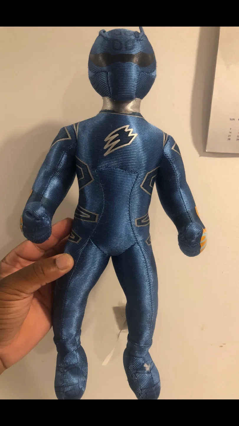 Power Rangers Wild Force Blue Ranger Plush