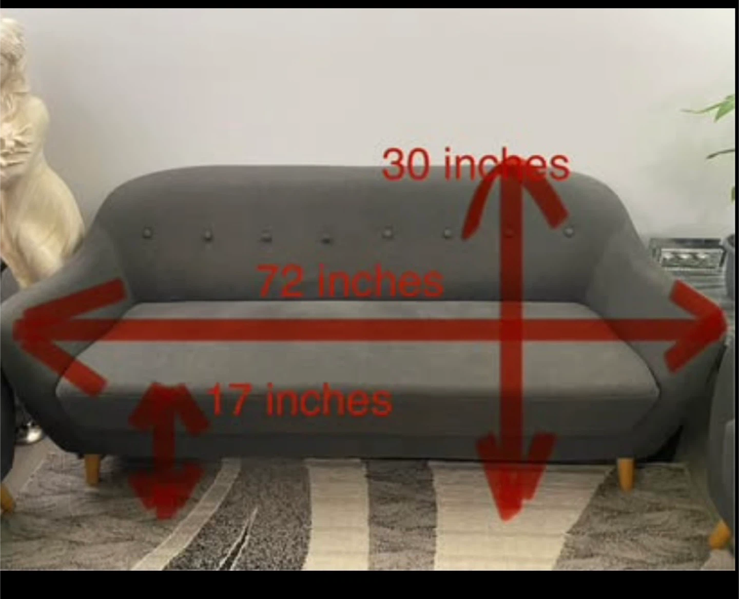 Living Room Set – Sofa, Loveseat & Rug - photo 2
