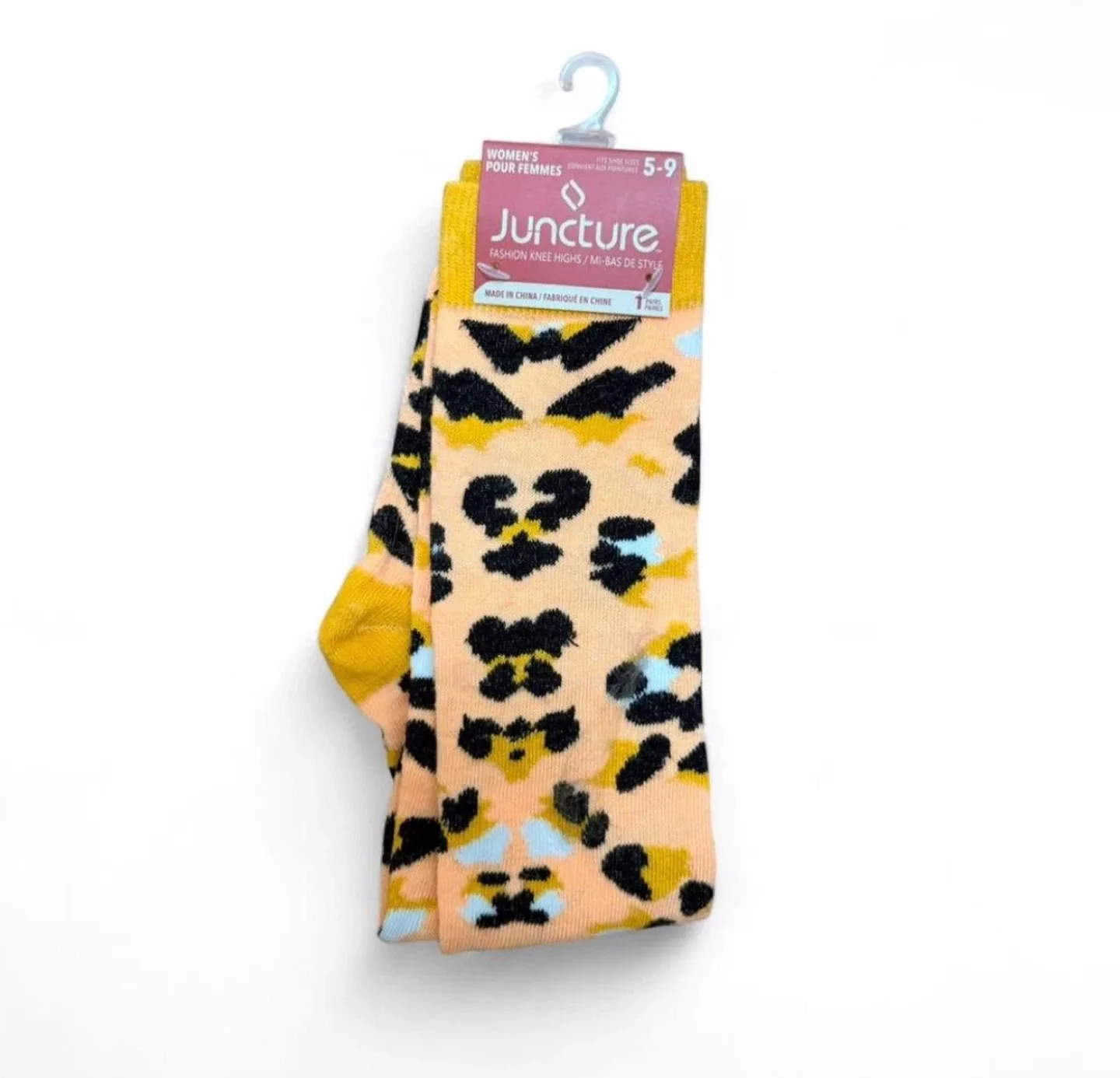 BNWT Leopard Animal Print Colourful Women’s Socks