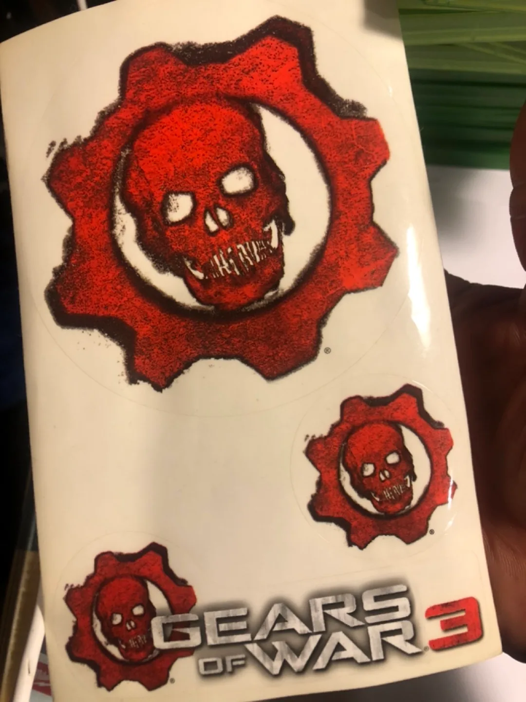 Gears of War 3 Stickers