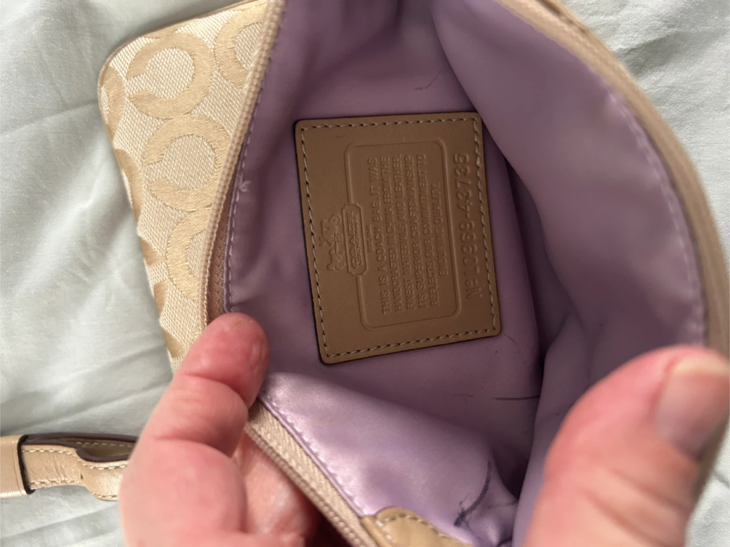 Coach Crossbody Bag, Beige - photo 4
