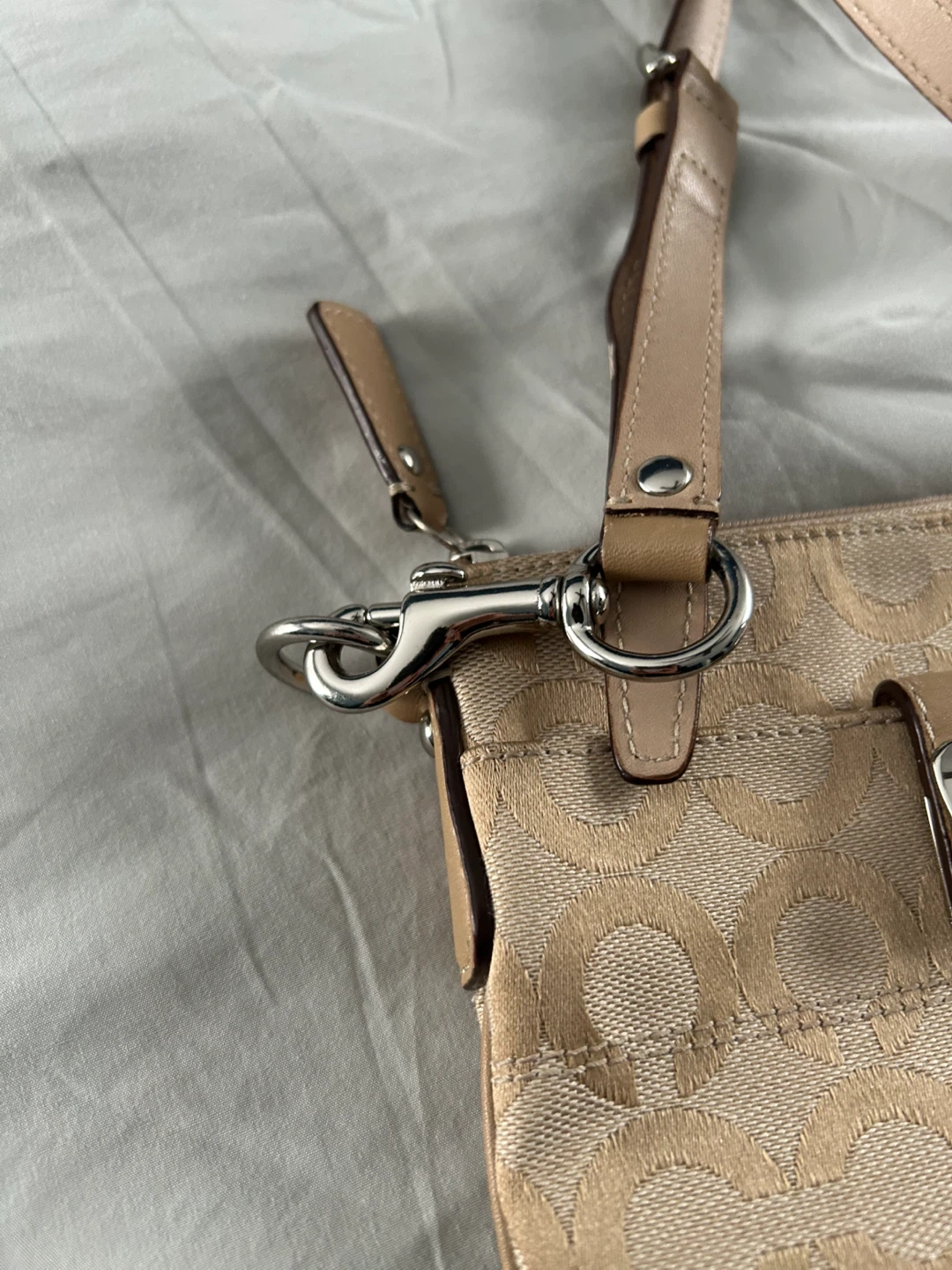 Coach Crossbody Bag, Beige - photo 5