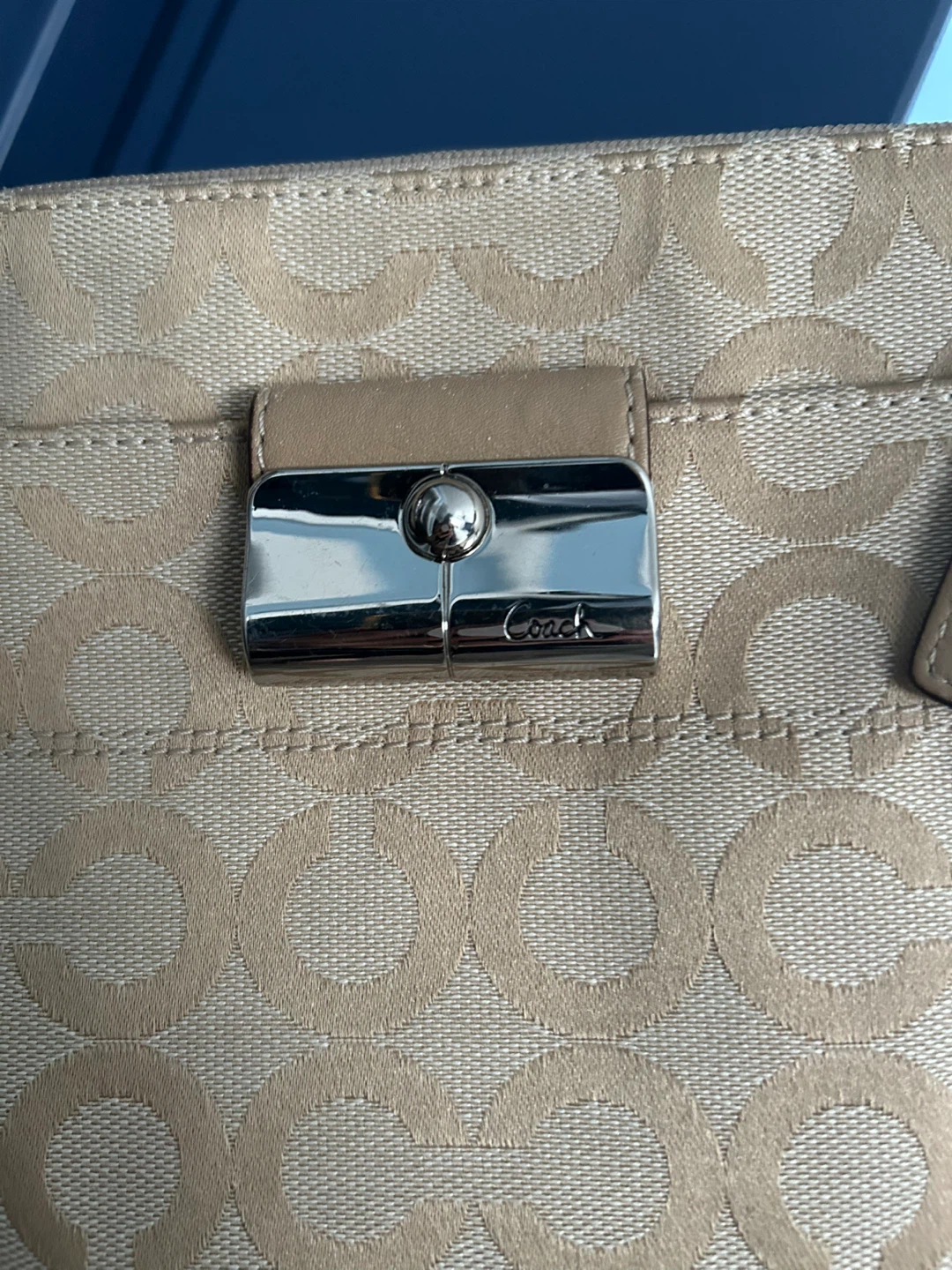 Coach Crossbody Bag, Beige - photo 3