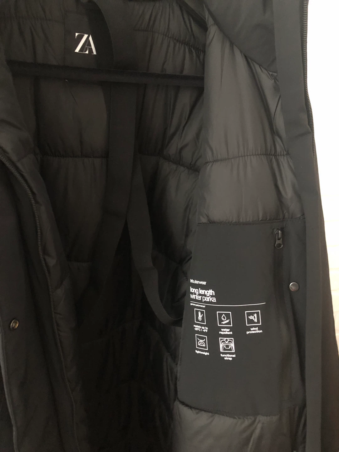 New Zara Long Length Winter Parka - Size L - photo 5