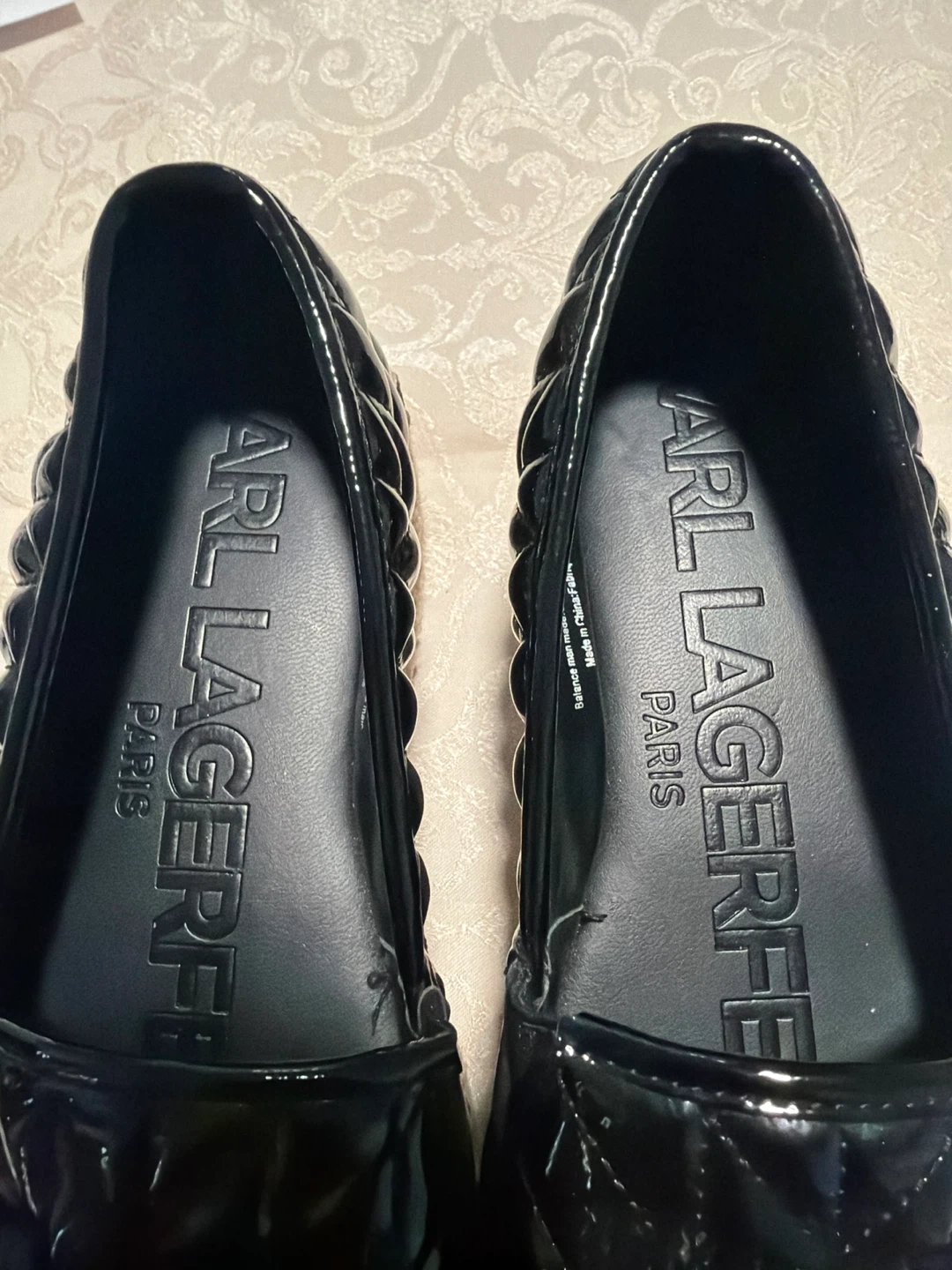 Karl Lagerfeld Paris size 7 Black Espadrille Flats - photo 2