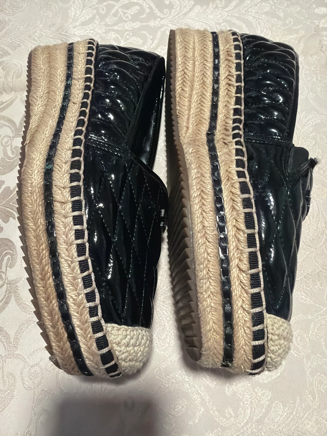 Karl Lagerfeld Paris size 7 Black Espadrille Flats - photo 3