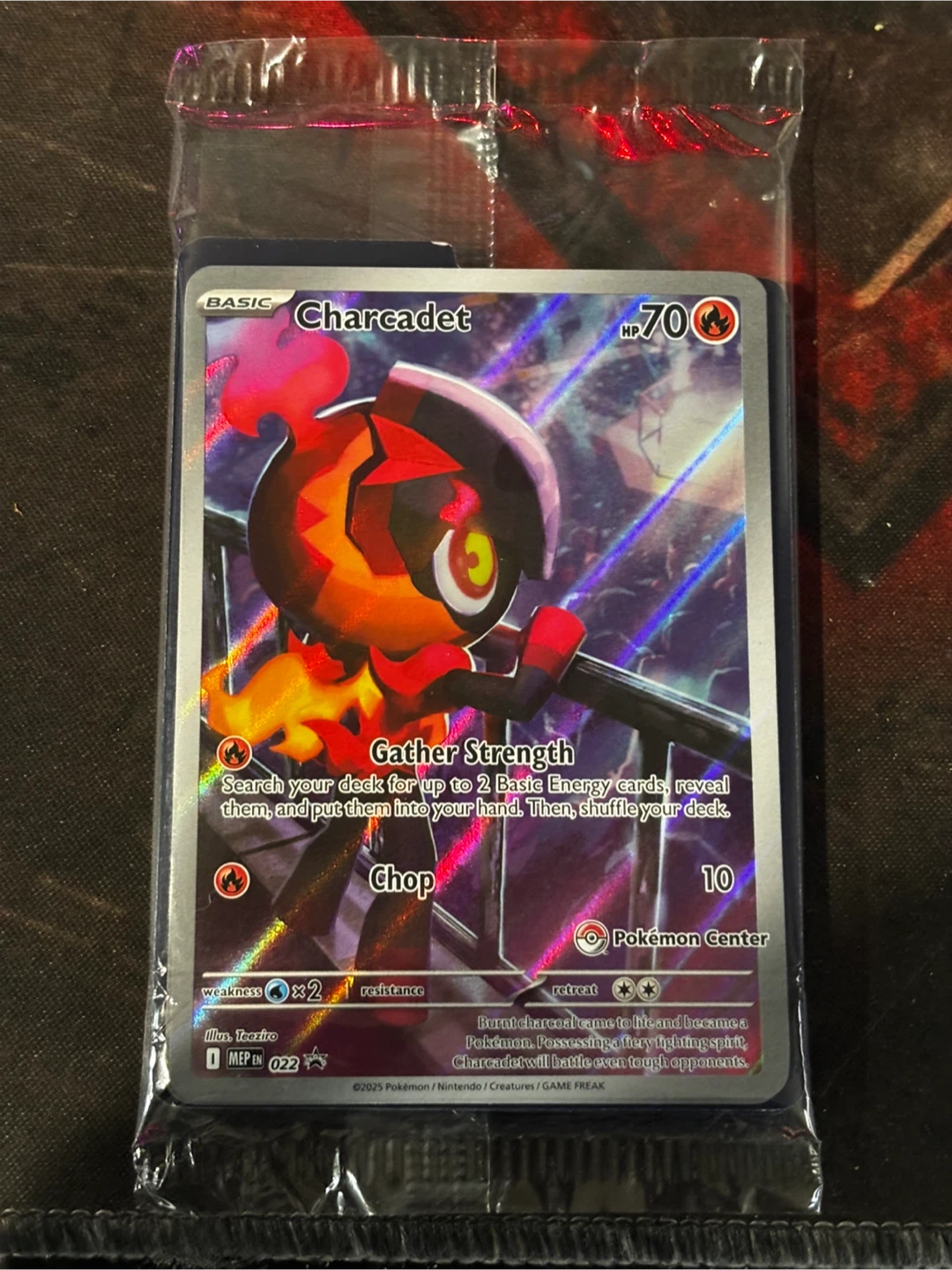 Charcadet 022 Pokemon Center ETB Promo Card - Sealed