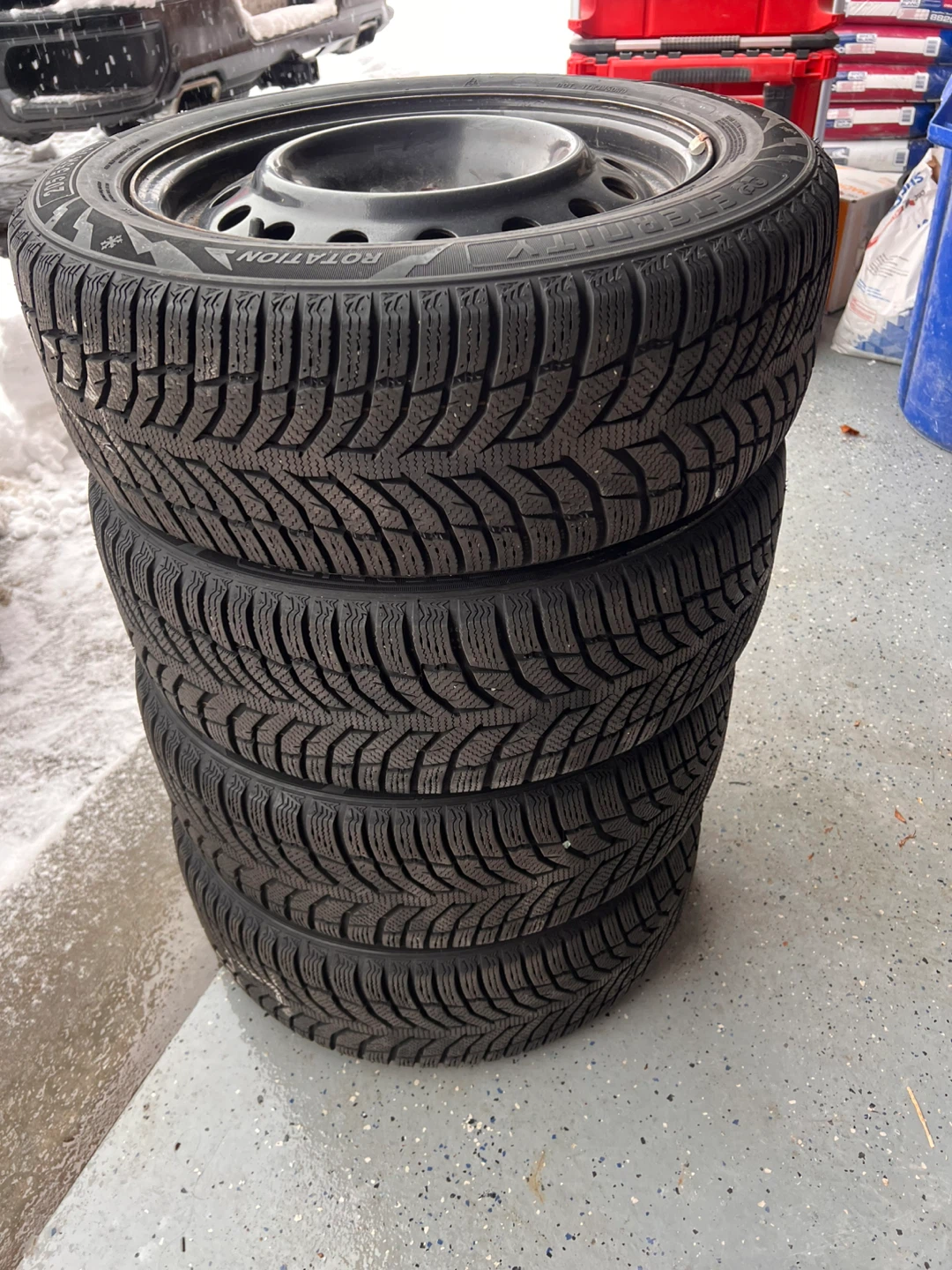 Eternity Winter Tires with rims- 205/55R16  Set of 4