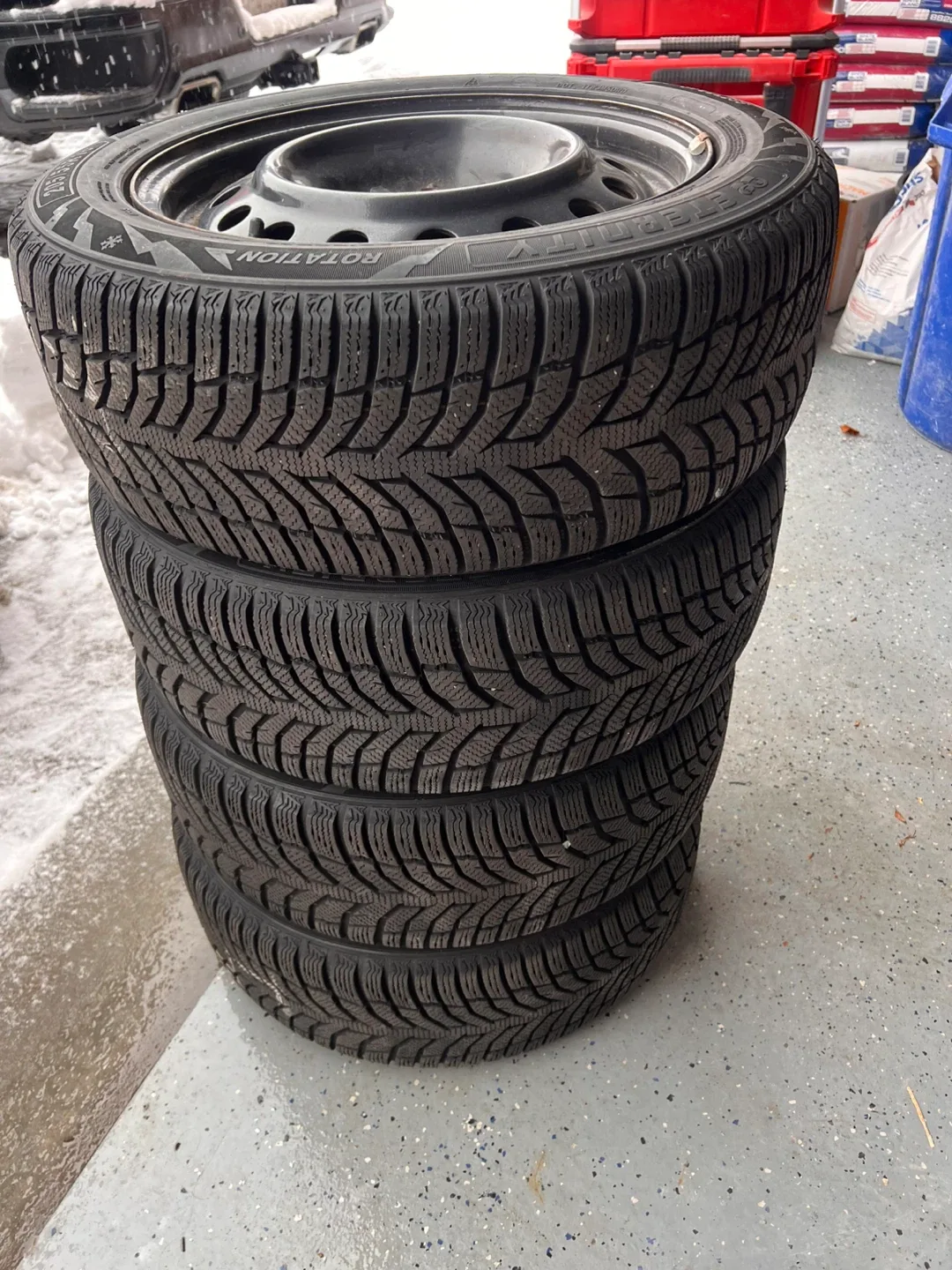 Eternity Winter Tires with rims- 205/55R16  Set of 4