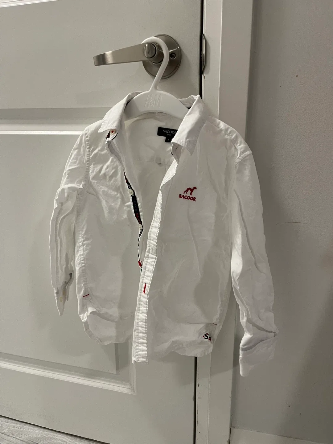 Sacoor Kids White Shirt Size 4