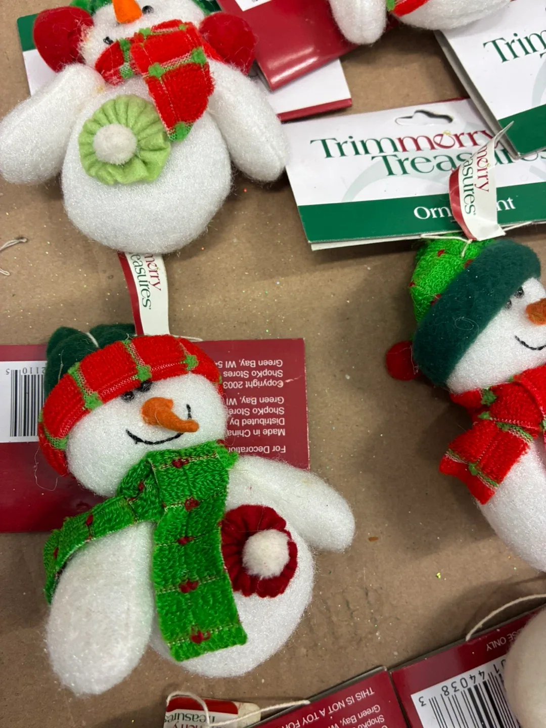 Trimmery Treasures Snowman Ornament image indicator(4)