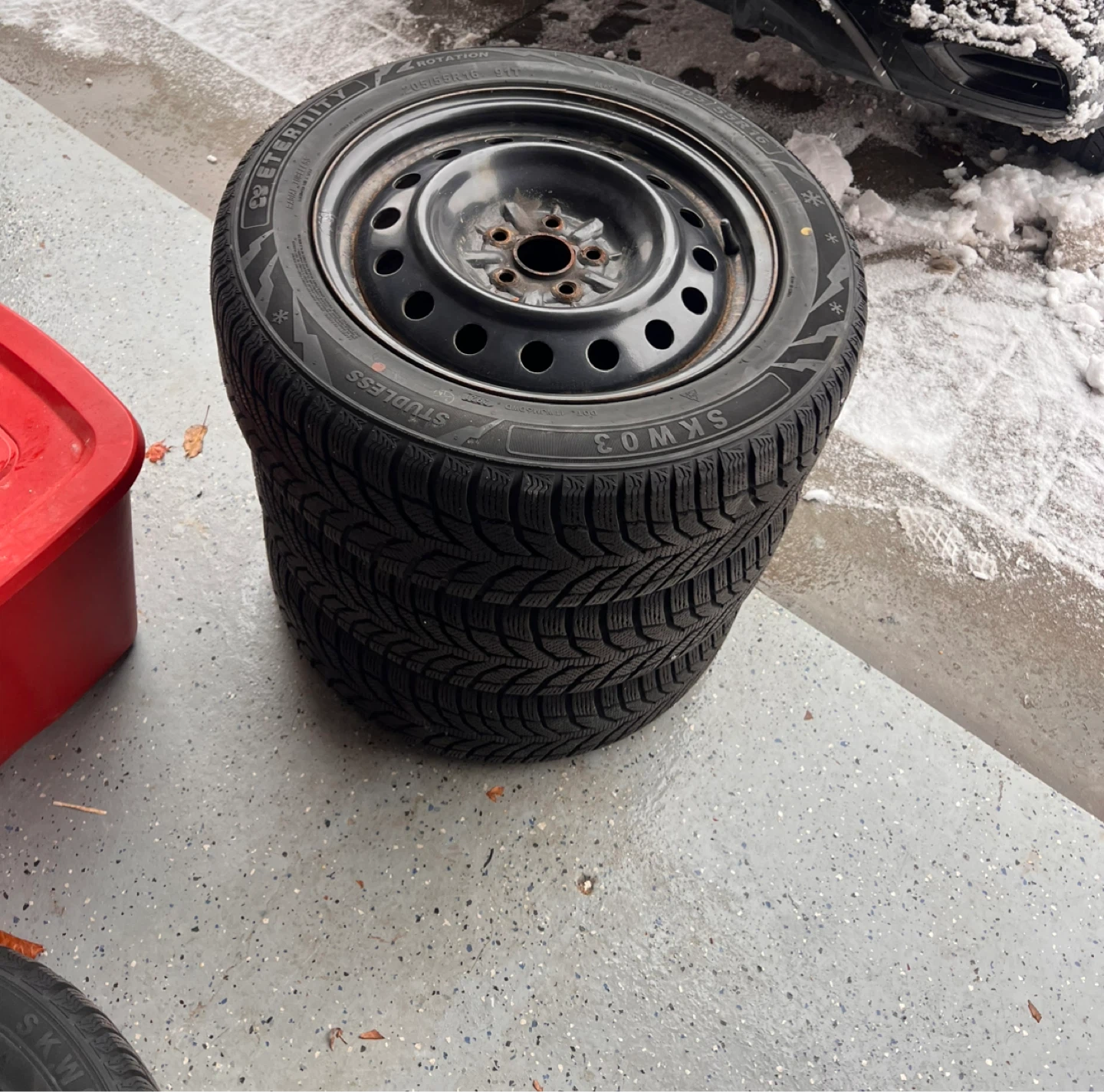 Eternity Winter Tires with rims- 205/55R16  Set of 4 - photo 3