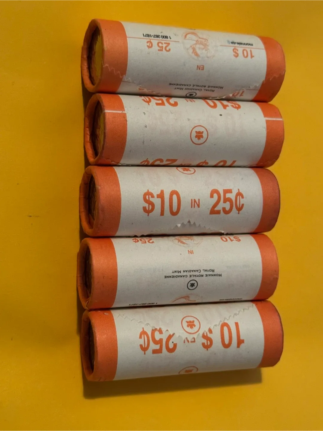 2005 Roll of Canadian Quarters