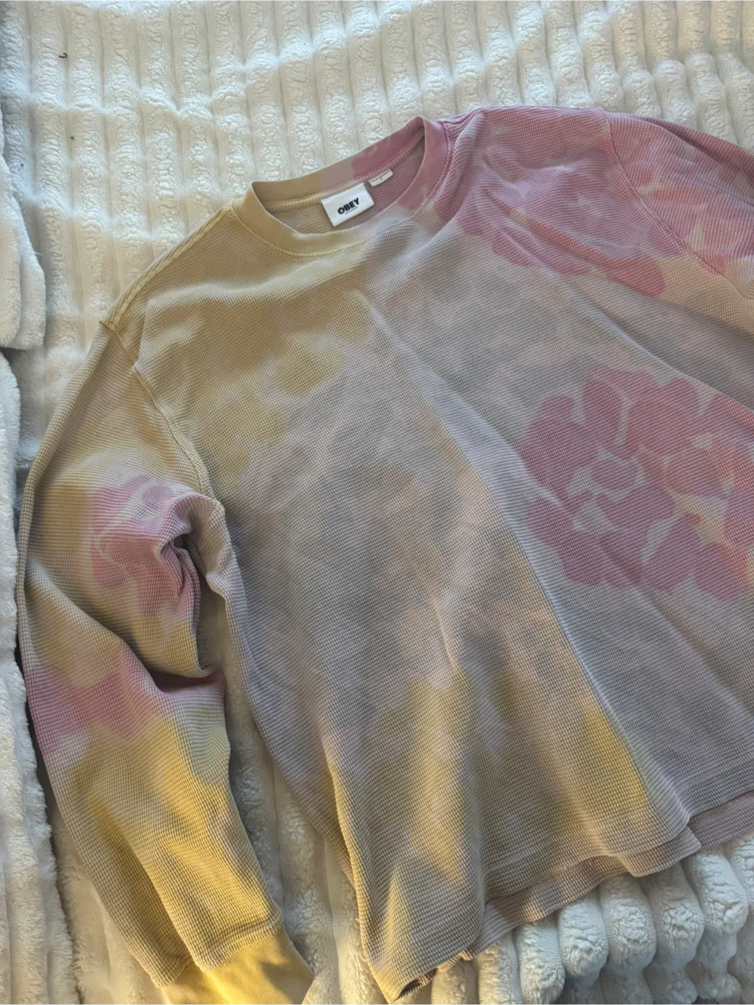 OBEY Pastel Tie-Dye Crewneck