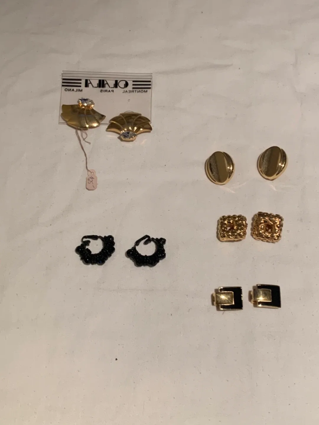 Vintage Olala Paris Montreal Milano Earrings