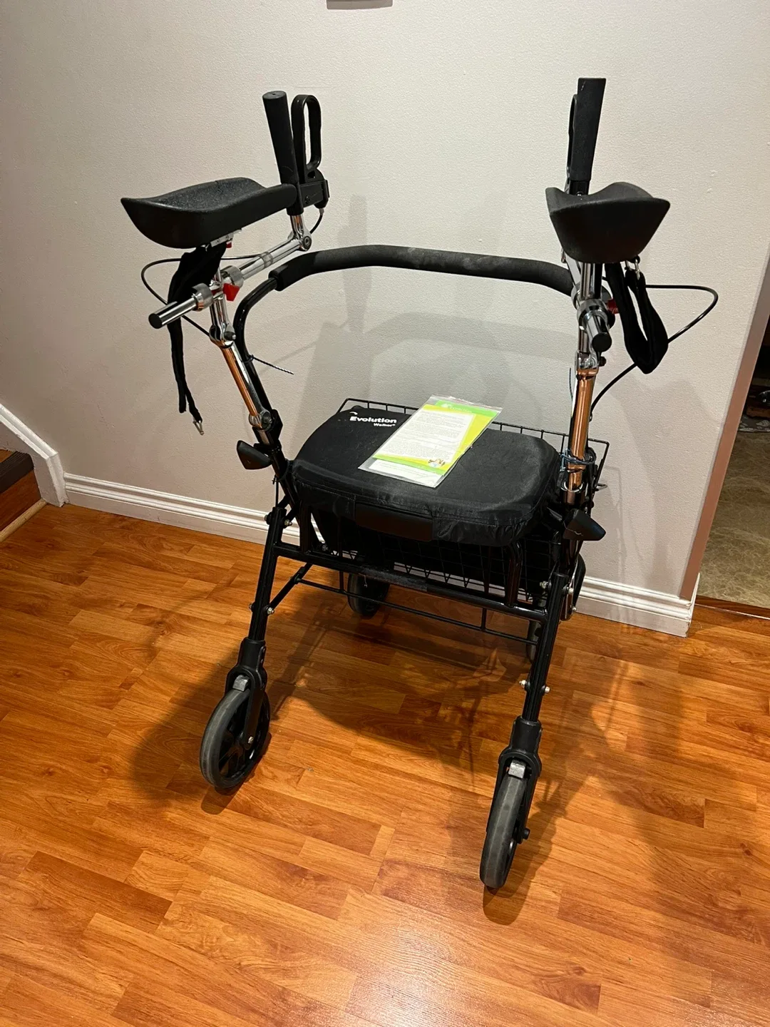 Evolution Walker with Seat and Basket