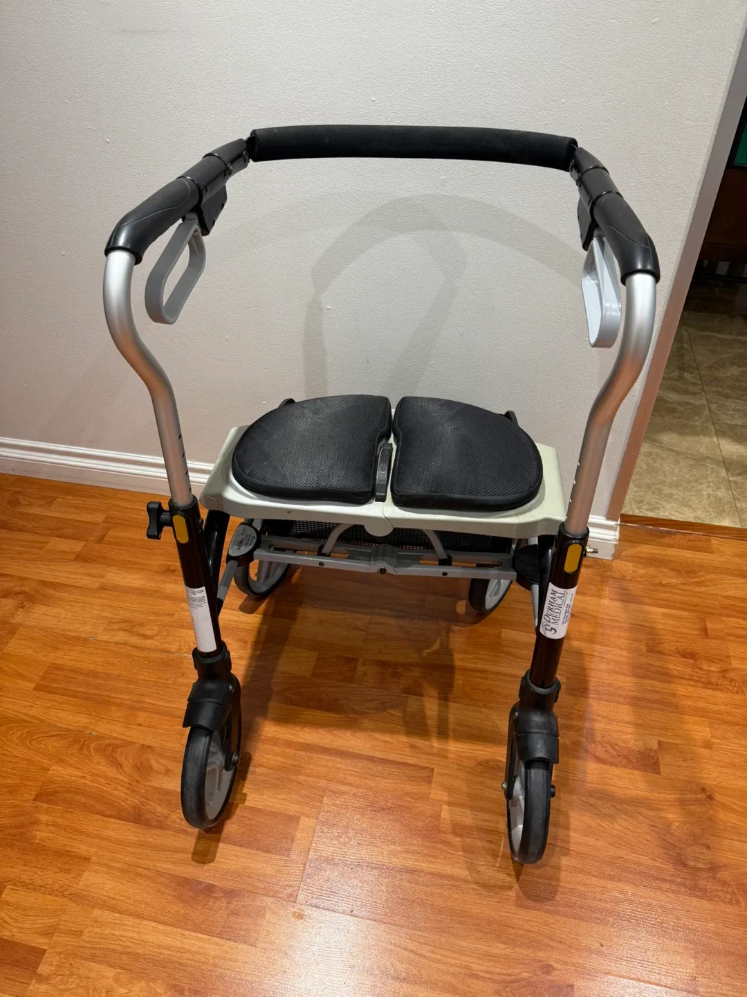 Rollator Walker with Seat & Basket