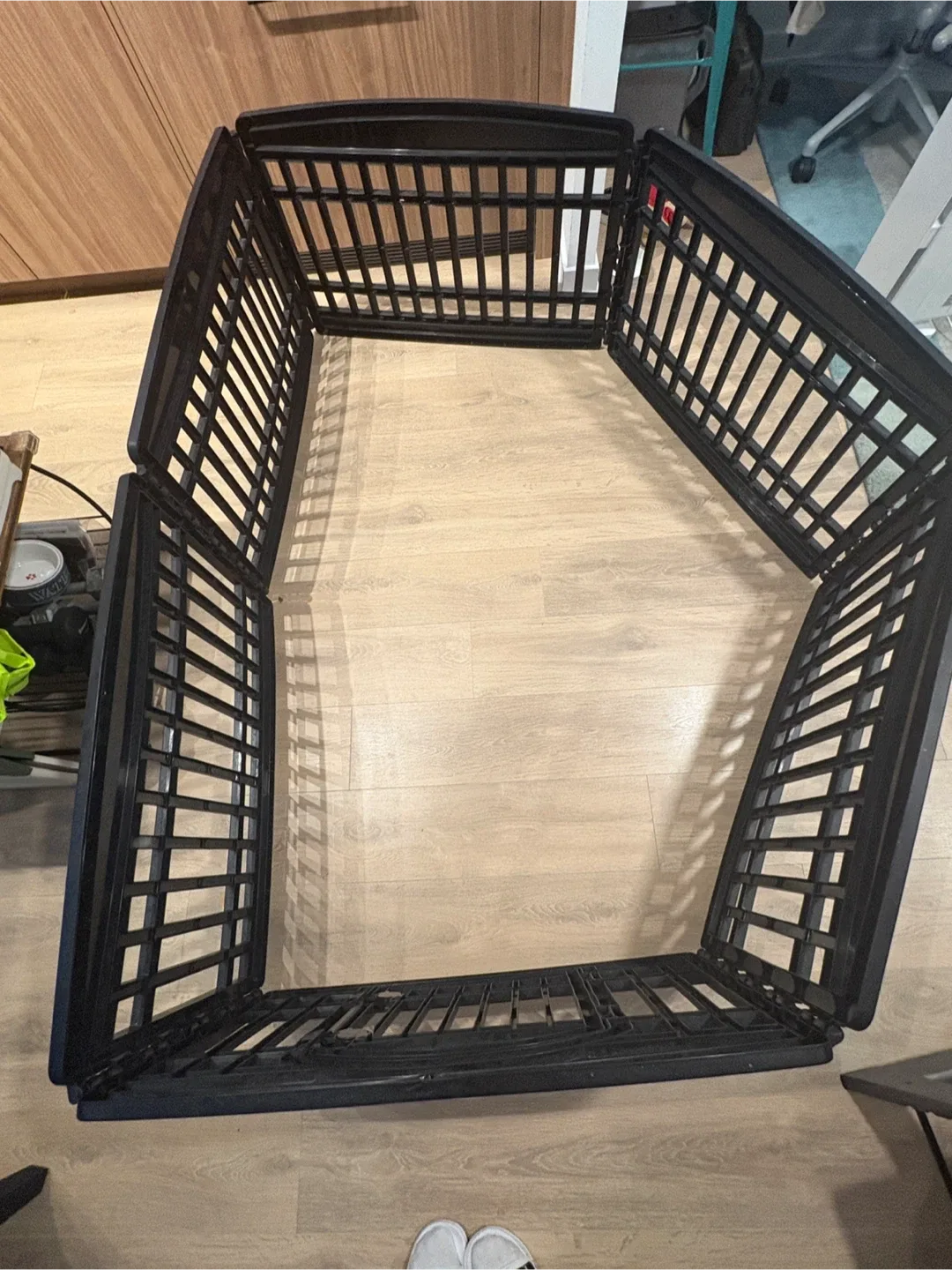 IRIS USA 6-Panel Black Dog Pen