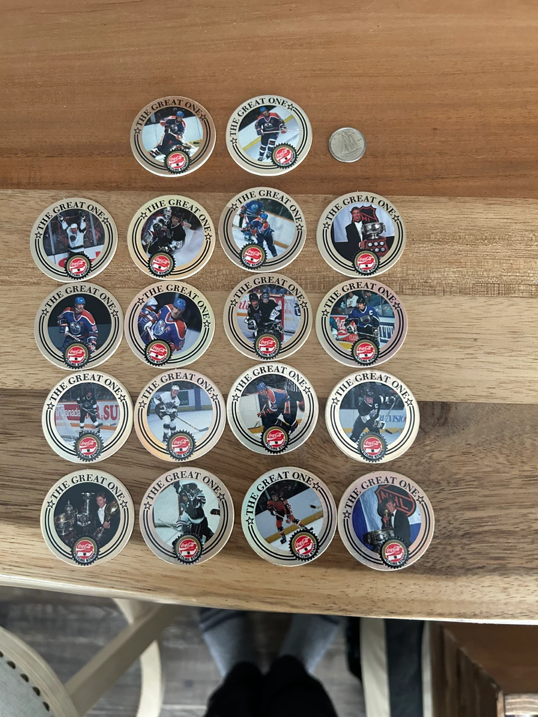 Wayne Gretzky Coca-Cola Pogs  Set - photo 3