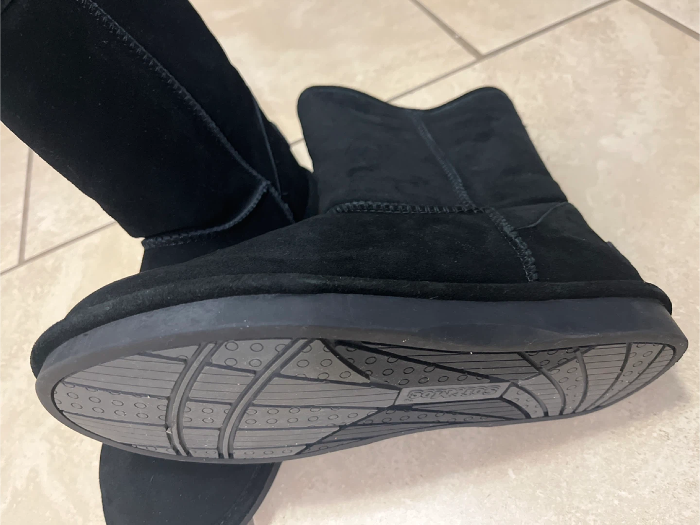 Cougar Black Suede Boots, Size 9 - photo 2