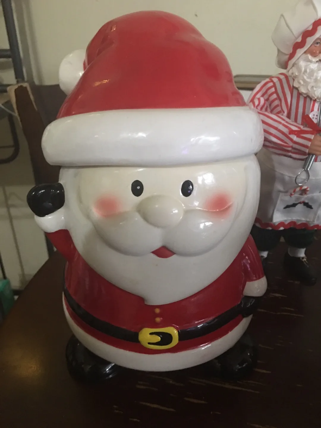 Christmas Village & Snowman Cookie Jar image indicator(5)