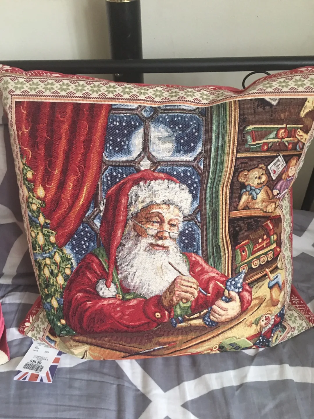 Christmas Village & Snowman Cookie Jar image indicator(7)